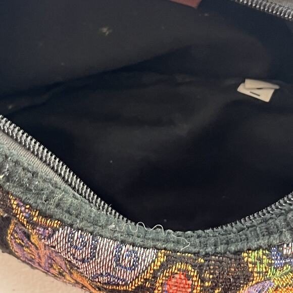 Vintage Laurel Burch Tapestry Shoulder Bag Purse Adjustable Buckle Strap Y2K - Picture 8 of 11